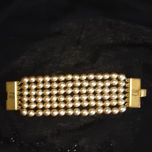 KARL LAGERFELD VINTAGE PEARL BRACELET